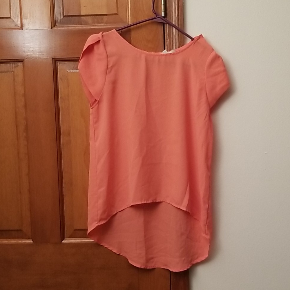 Salmon light weight top